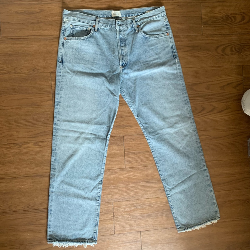 Citizens of Humanity Emery Crop Relaxed Straight in Crescent
